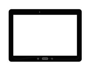 illustration of black tablet