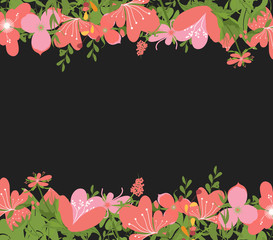 Vintage Hand Drawn Flowers