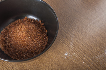Brown sugar in a bowl