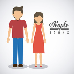 Obraz premium People design, vector illustration.