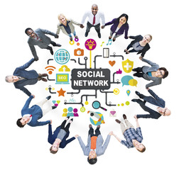 Social Media Social Networking Connection Global Concept