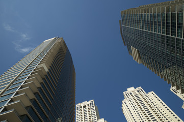 Fototapeta na wymiar Skyscrapers of Dubai