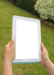 Digital Tablet in Hand