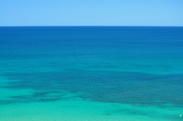Amazing blue ocean. Hallett Cove, South Australia.