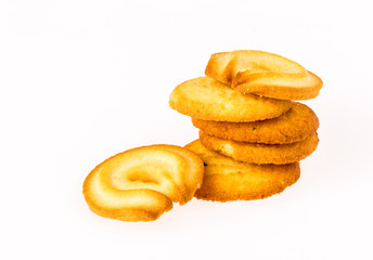 cookie on white background