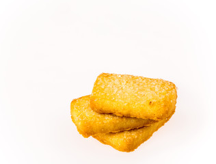 cookie on white background