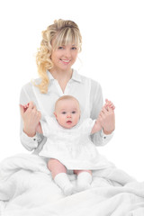 mother breast feeding her child