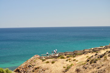 Amazing blue ocean. Hallett Cove, South Australia.