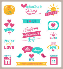 Valentine`s day set