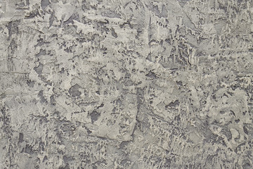 Naklejka premium The gray plastered wall