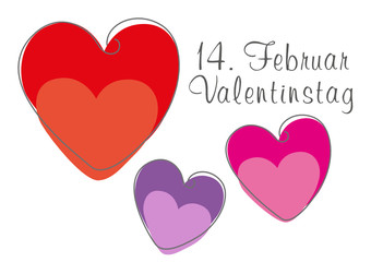 Valentinstag Erinnerung