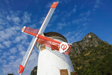 Windmill of Swiss Sheep Farm#1