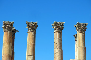 Roman Temple in the city of Jerash