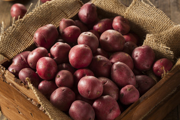 Organic Raw Red Potatoes