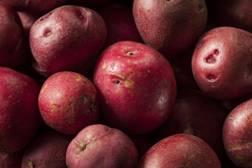 Organic Raw Red Potatoes