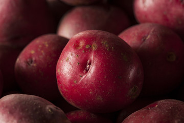 Organic Raw Red Potatoes
