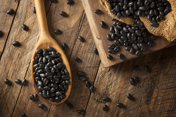 Organic Raw Dry Black Beans © Brent Hofacker