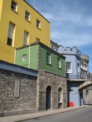 The colourful Dublin Castle, Ireland