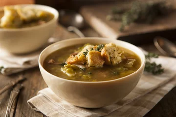 Foto op Plexiglas Homemade Split Pea Soup © Brent Hofacker