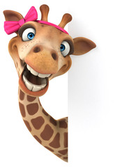 Fun giraffe