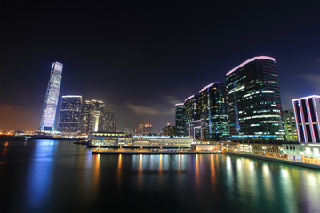 Obraz premium Hong Kong night view