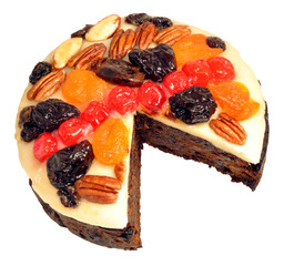Decorated Fruit Cake