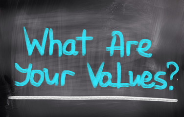 What Are Your Values Concept