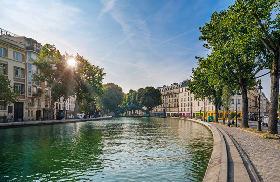 Paris - Canal Saint Martin, France