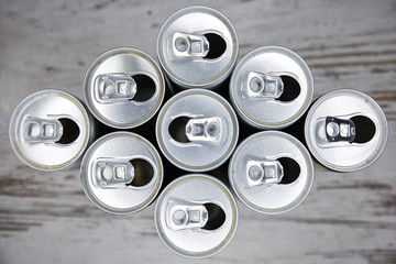 Used soda cans