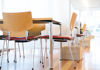 テーブルとイス