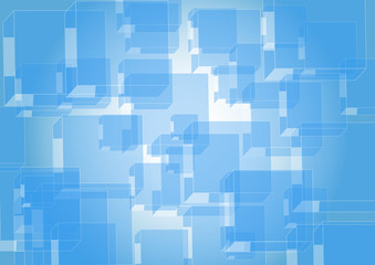 Abstract  cubes