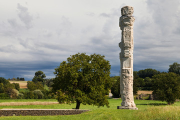 Obraz premium Cigognier temple pillar