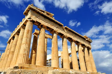 Foto op Canvas Parthenon op de Akropolis in Athene © SuperCoolPhotography