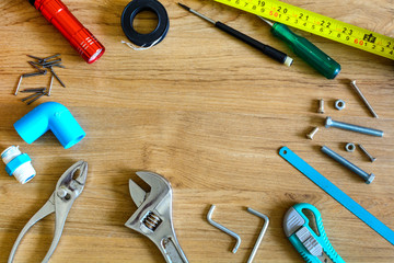 Set of home manual tools