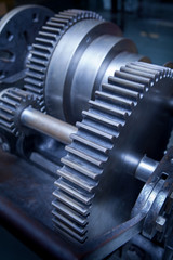 Industry Gear Machine Cog, business cooperation, teamwork and ti