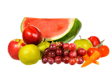 Mix fruit isolated