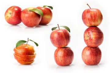 apples fruit  isolated on white background