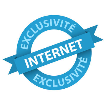Tampon Publicitaire EXCLUSIVITE INTERNET (exclu web bouton)