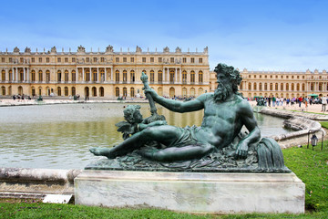 Fototapeta na wymiar Neptune Statue, Versailles, France
