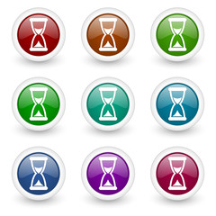 time web icons vector set