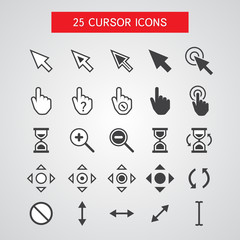Vector Cursor Icons Set