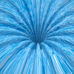 Obraz premium Water tunnel, 3D