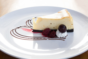 Piece of cheesecake