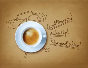 Fotobehang Good morning coffee © Brian Jackson