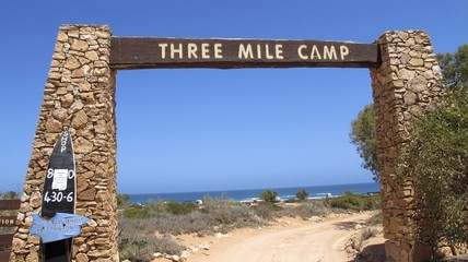 Gate at Gnaraloo Station, West Australia