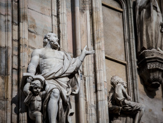 Obraz premium religious statue