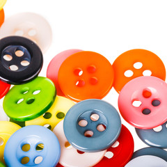 colorful plastic buttons