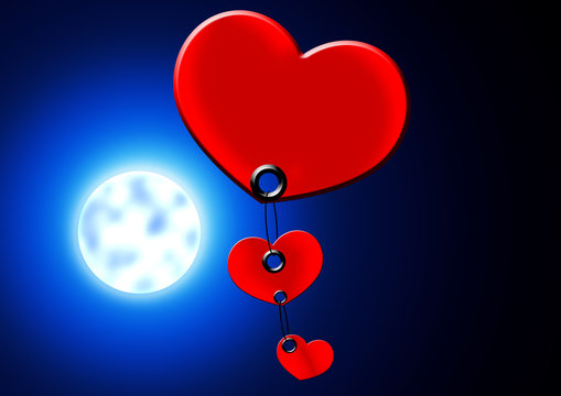 Herz - Heart - Moonlight