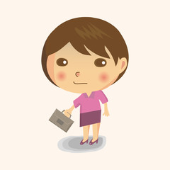 business people character theme elements vector,eps