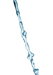 forma splash di acqua in fondo bianco